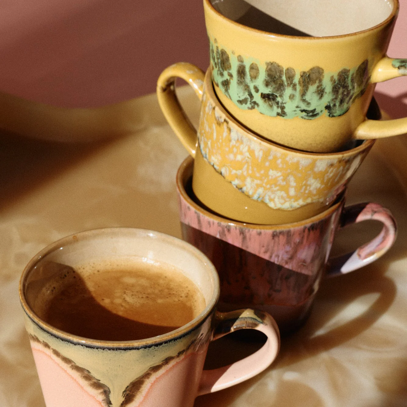 70s ceramics: Americano Mug Kelp - Image 2