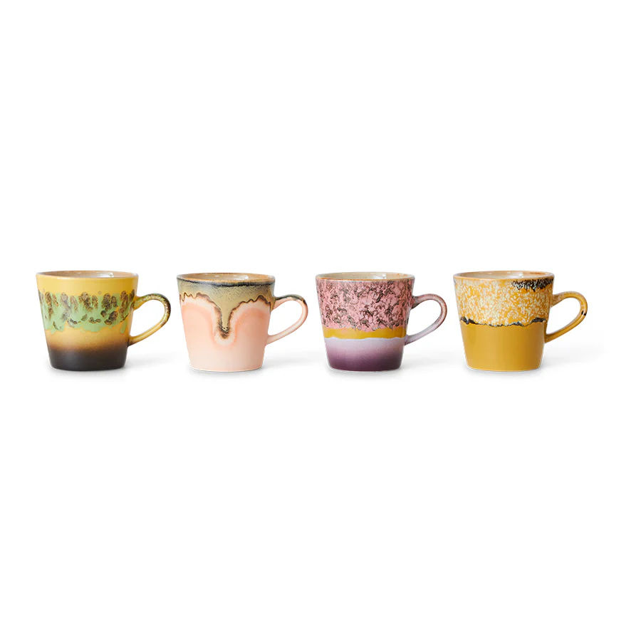 Pre-order 70s Ceramics Americano Mugs Radiant (set of 4) - Image 7