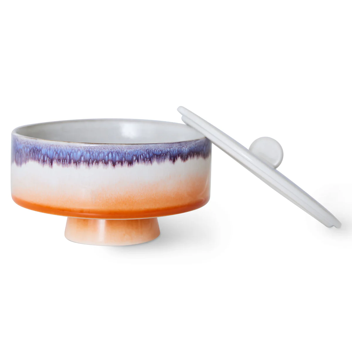 70s Ceramics Bonbon Bowl Mauve - Image 4