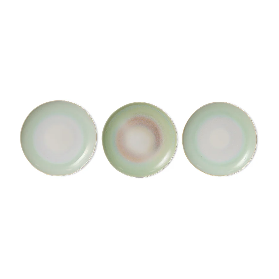 PRE ORDER 70s Ceramics Dinner Plates Palms - Image 7