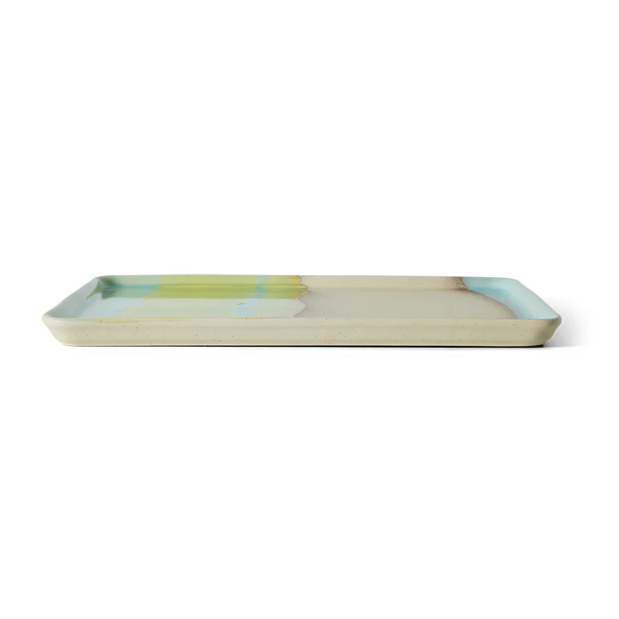 70s Ceramics: Large Tray Glint - Image 4