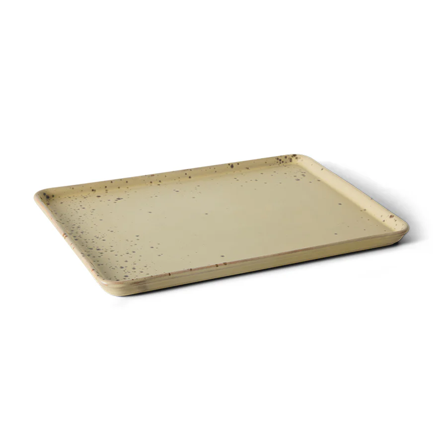 70s Ceramics: Large Tray Grit - Image 4
