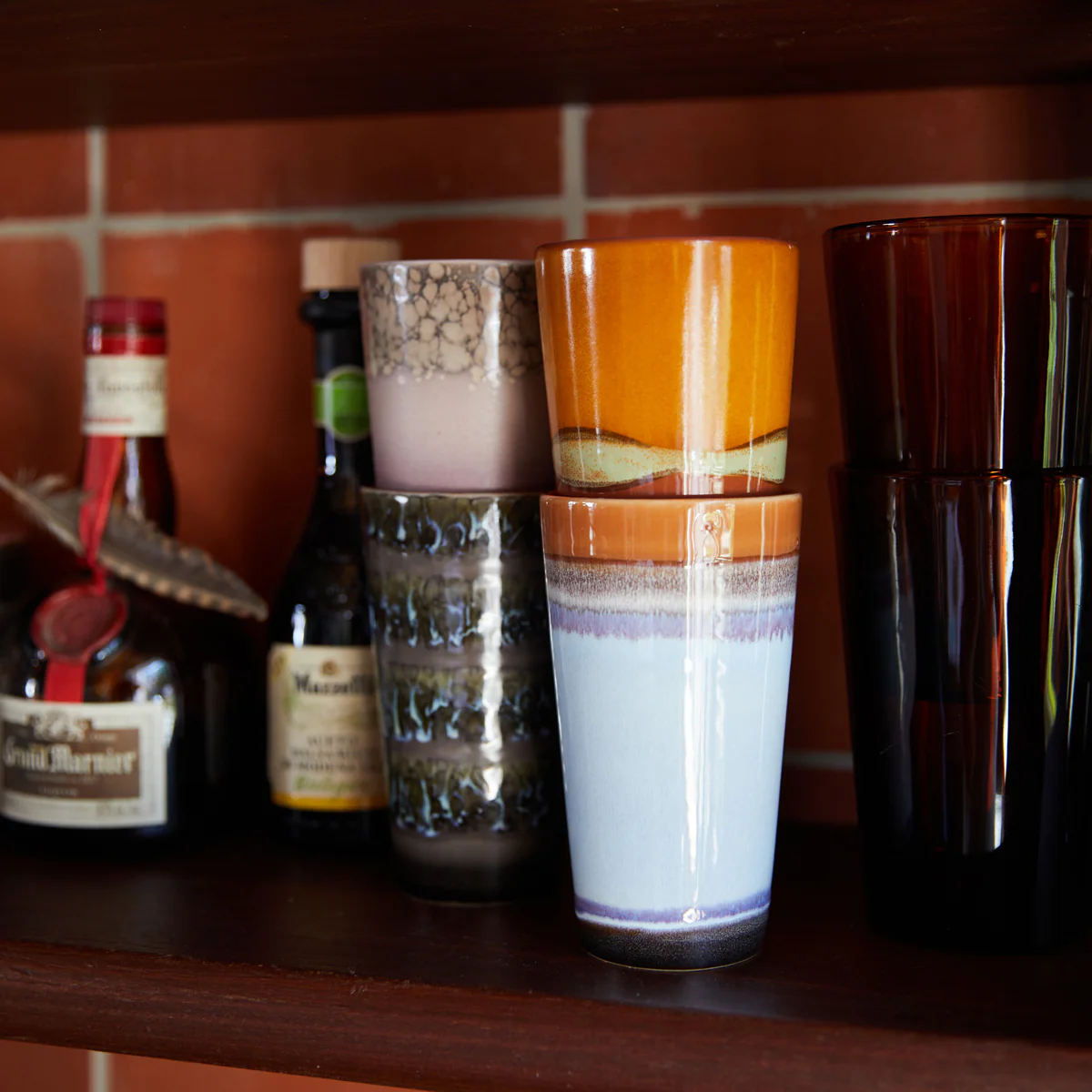 70s Ceramics Latte Mug Clay - Image 2