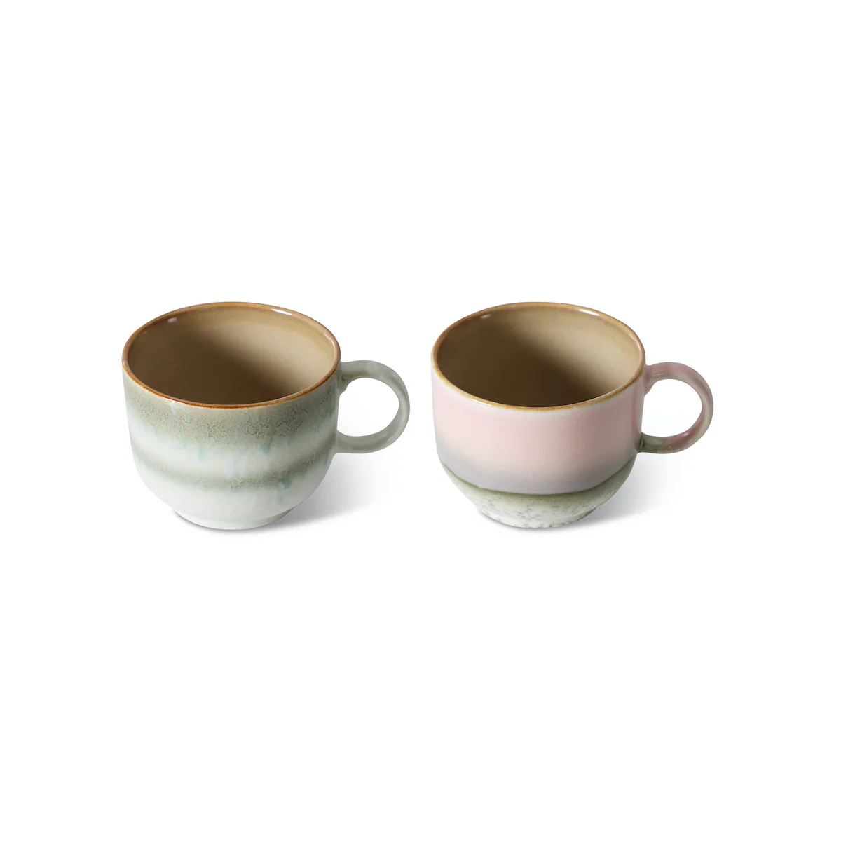 Pre-order 70s Ceramics: Tea Cups Nova, Set of 2 - Image 5