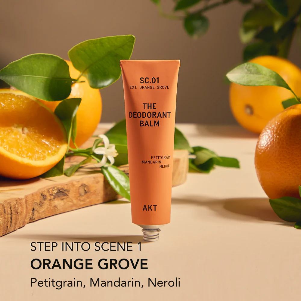 AKT Deodorant Balm SC.01 Orange Grove - Aluminum-Free, Vegan - Image 2