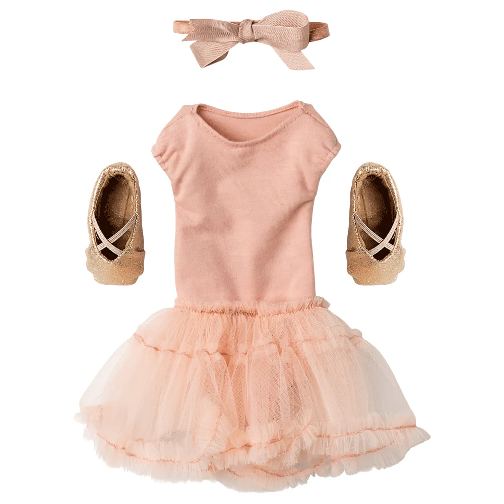 Ballet Suit and Skirt Rose, Size 3