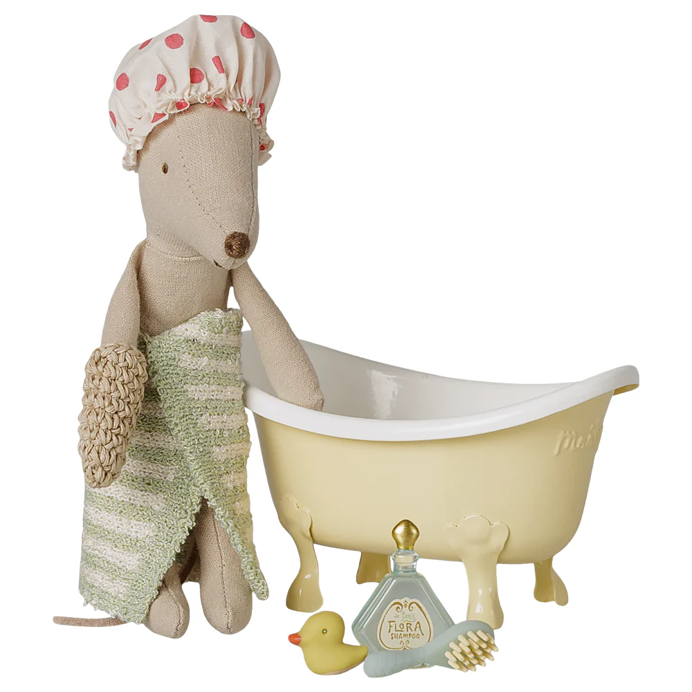 PRE_ORDER Bathtub set, Mouse - Yellow *October * - Image 2