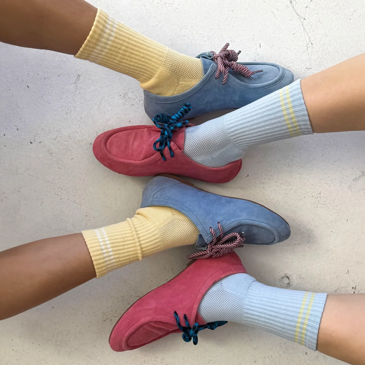 Boyfriend Socks: Pastel Sky - Image 3