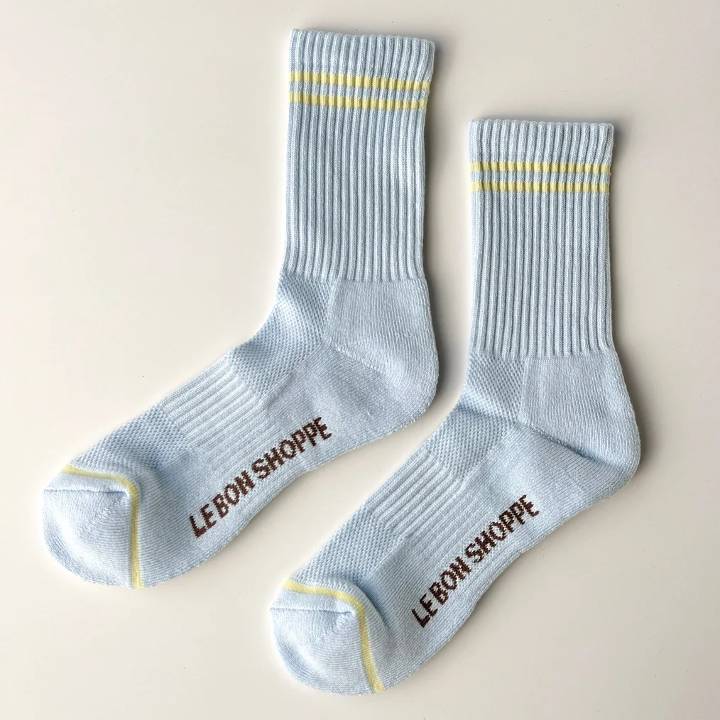 Boyfriend Socks: Pastel Sky - Image 4