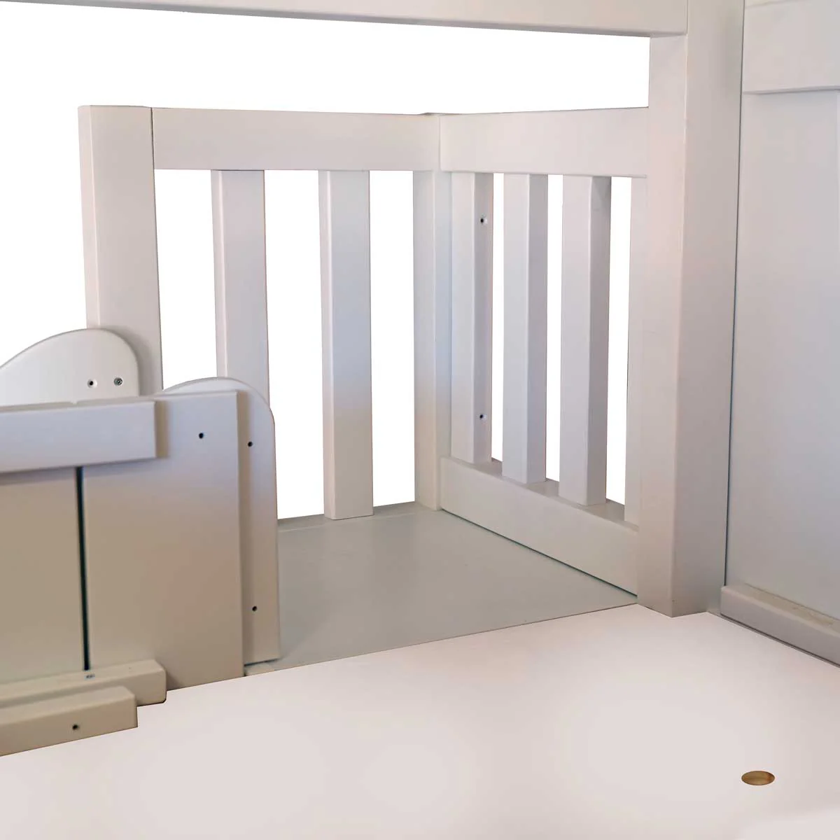 Tree house Bunk Bed with Slide and Side Platform - Image 6