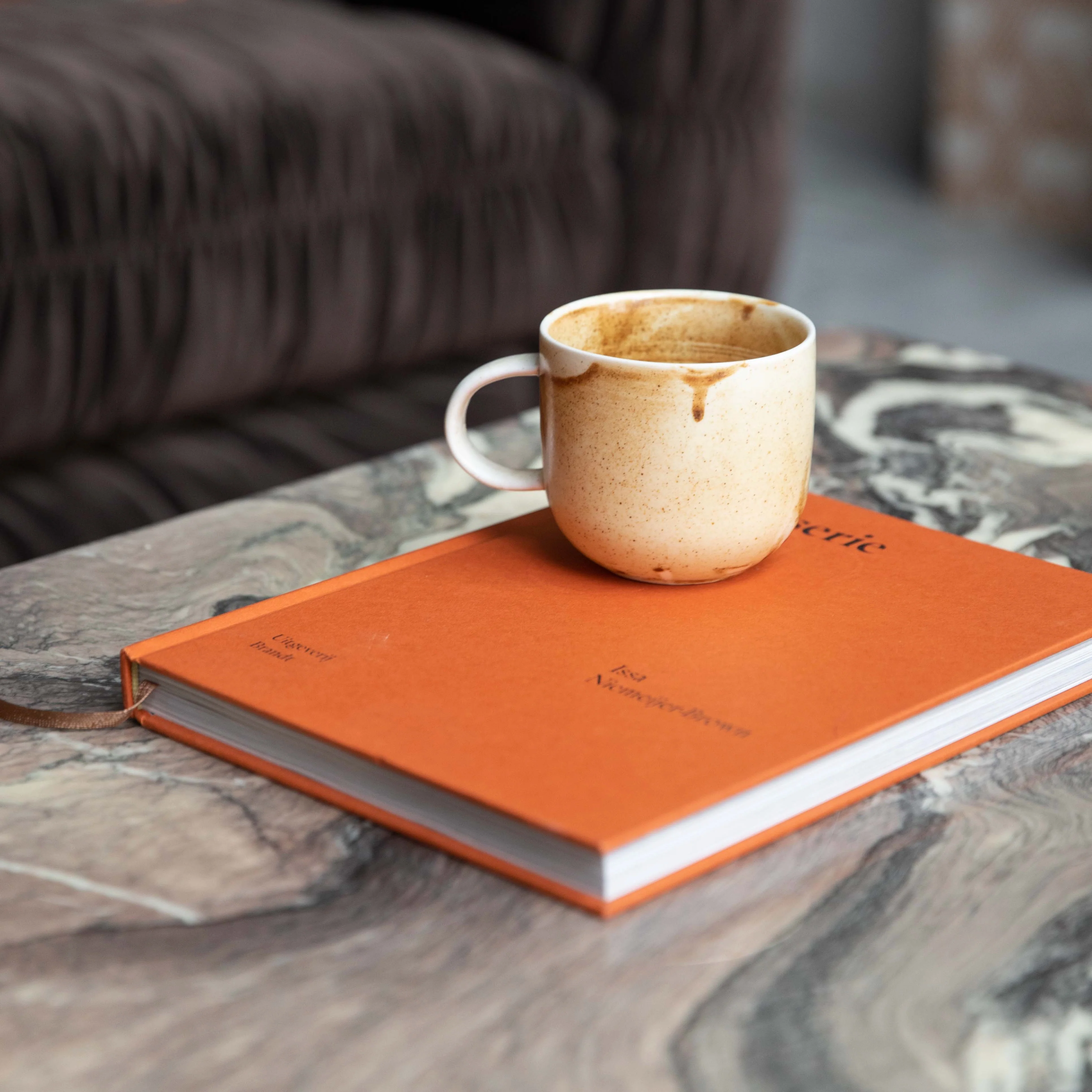 Chef Ceramics Mug, Rustic Cream/Brown - Image 5