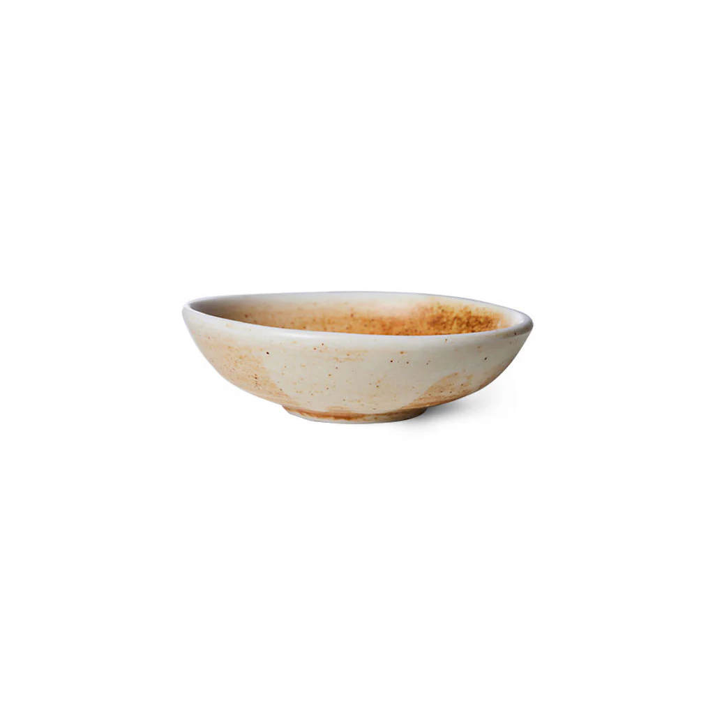 Chef Ceramics Small Dish, Rustic Cream/Brown - Image 2