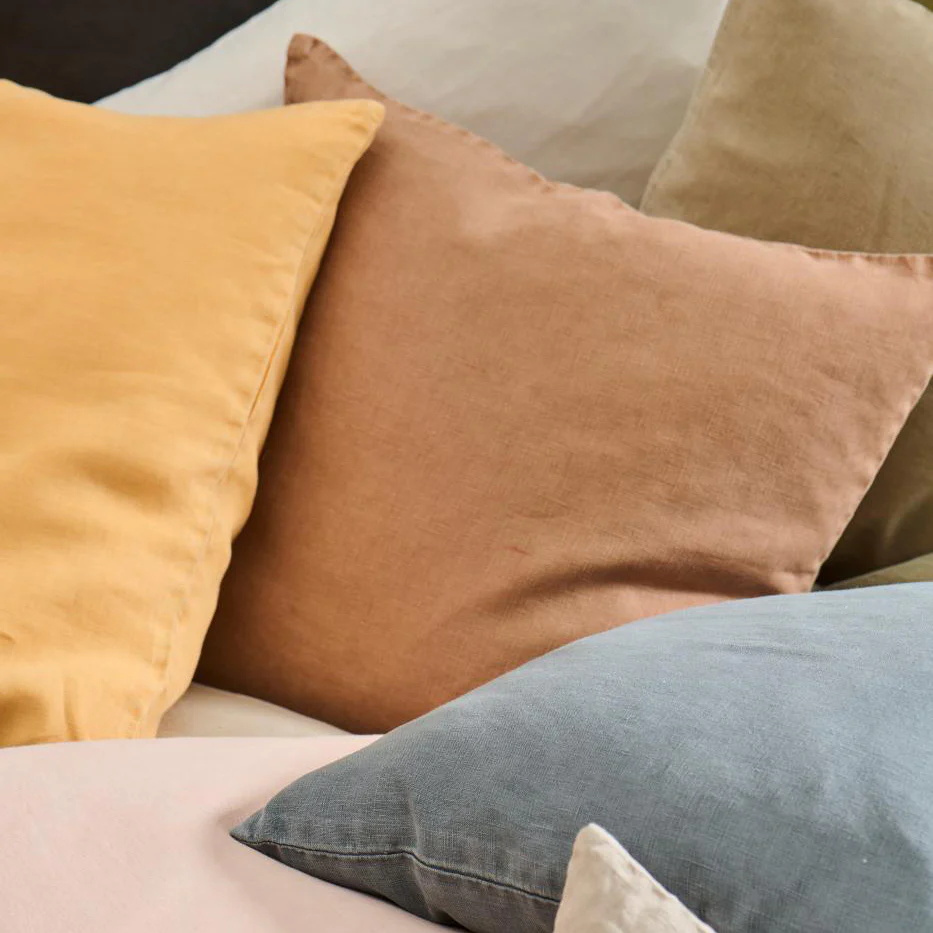 Cushion Linen Camel 50cm x 50cm - Image 2