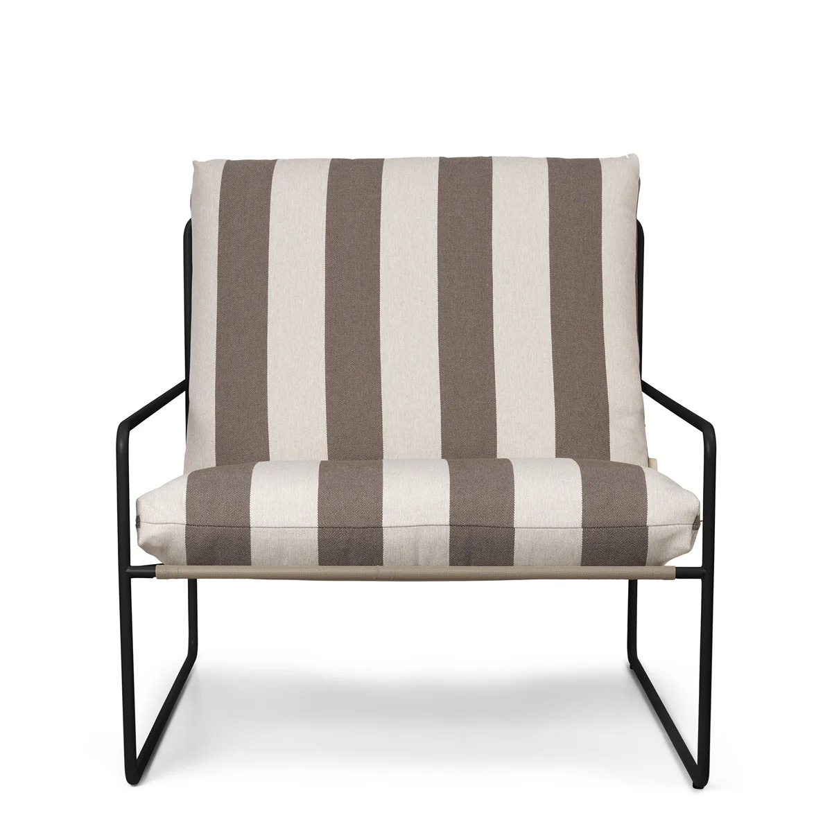 Desert 1-seater Stripe - Black/Chocolate - Image 3