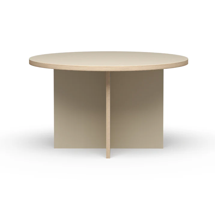Dining Table Cream Round 130cm - Image 2