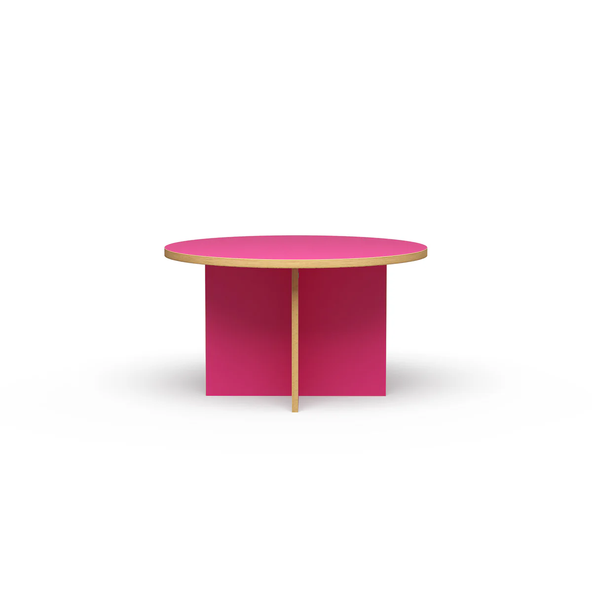 Dining Table Raspberry, Round, 130cm - 6 Colours Available - Image 4