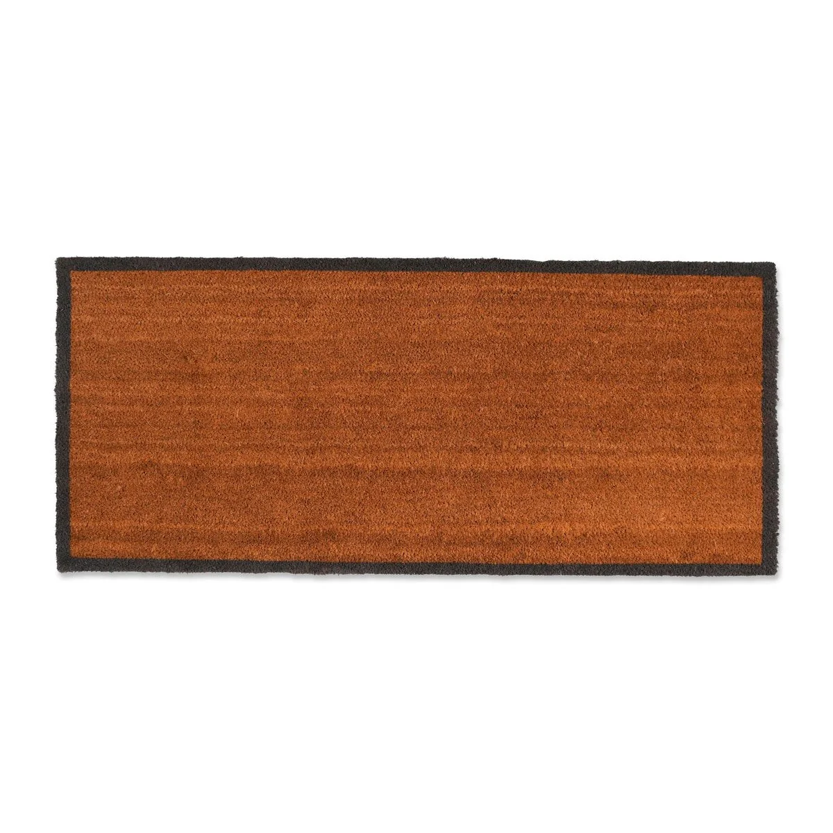 Double Door Mat With Charcoal Border