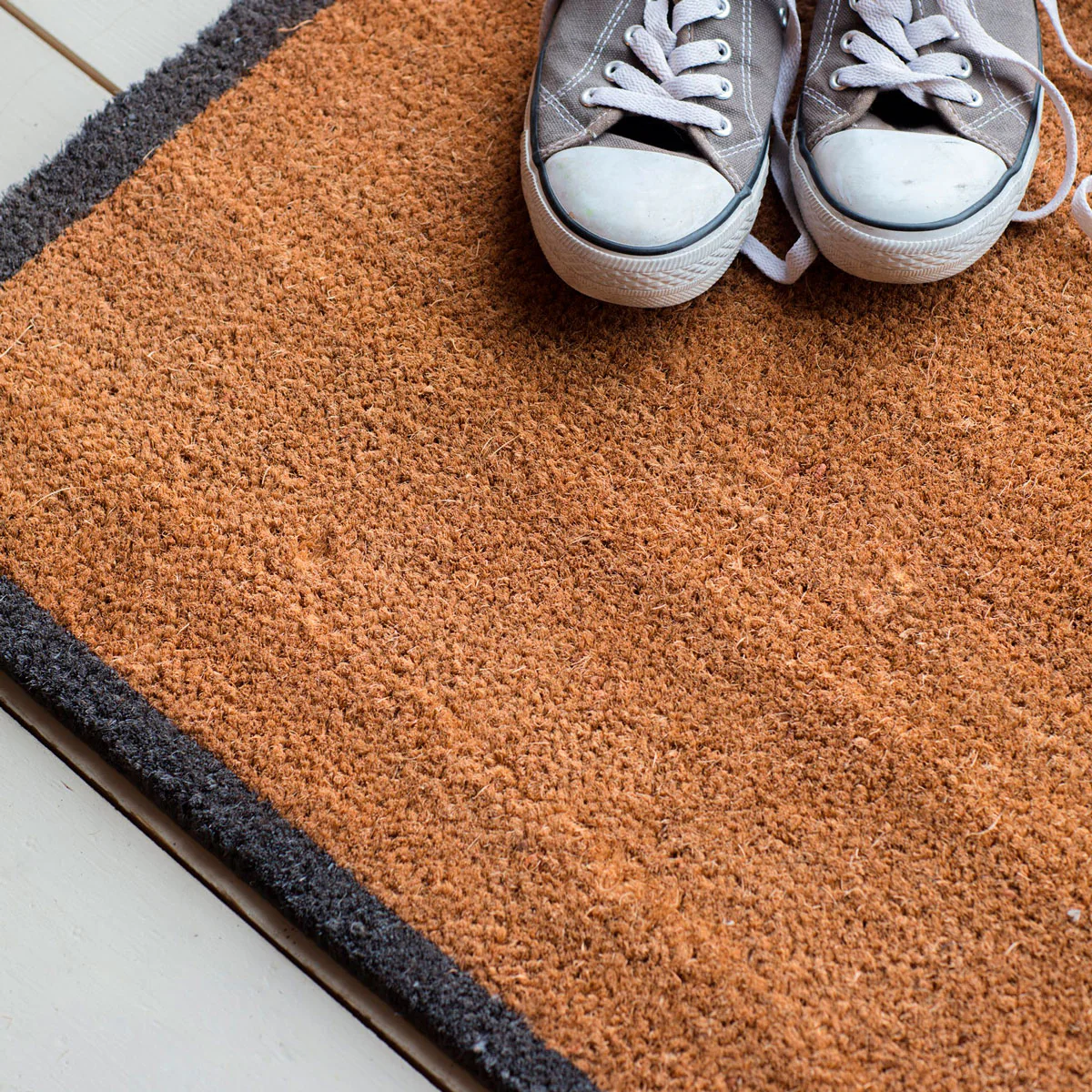 Double Door Mat With Charcoal Border - Image 2