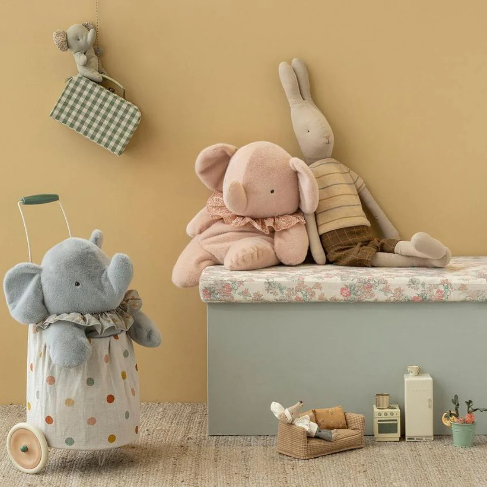 Elephant Plush Big - Blue - Image 2