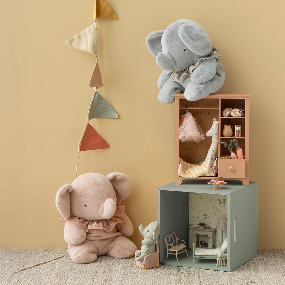 Elephant Plush Big - Blue - Image 3