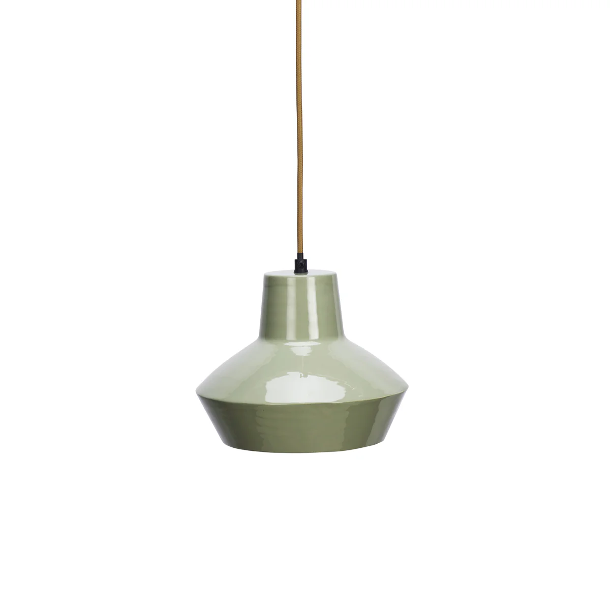 Enamel Ceiling Lamp - Light Green - Image 3