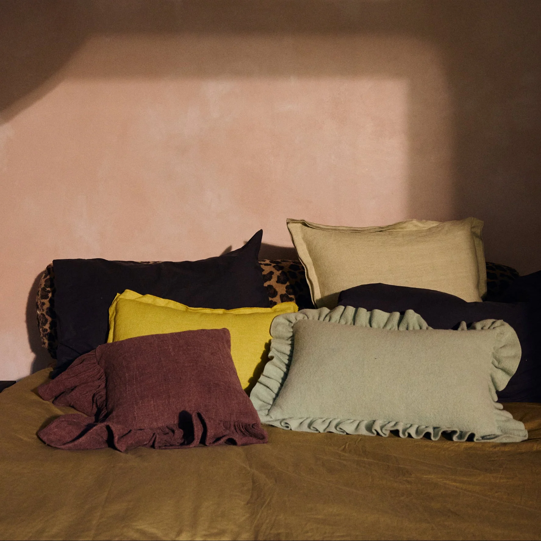 Felt Cushion, Mint 60x40cm - Image 4