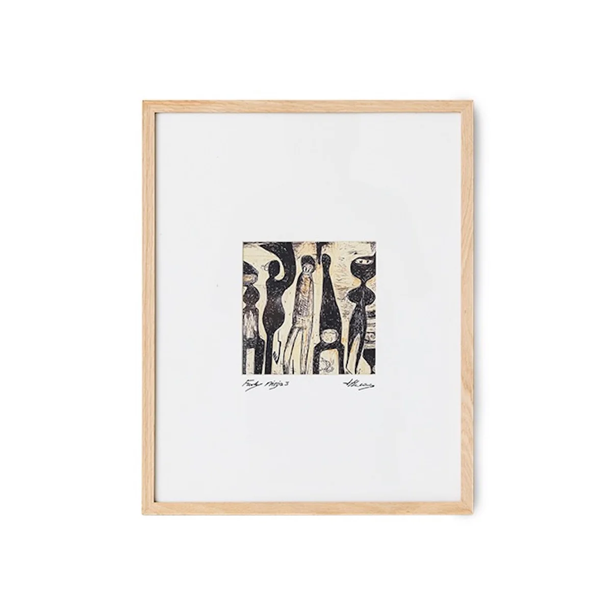 Pre-order Framed Artwork Funky Ninja's, 40x50cm