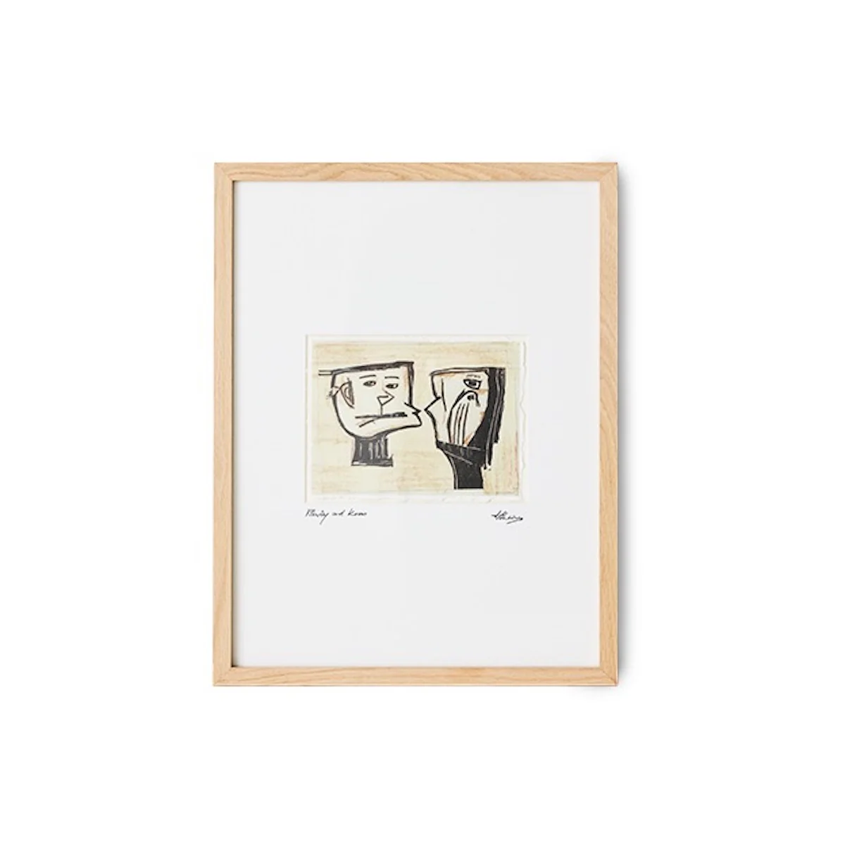 Pre-order Framed Artwork Marty And Kosso, 34x44cm