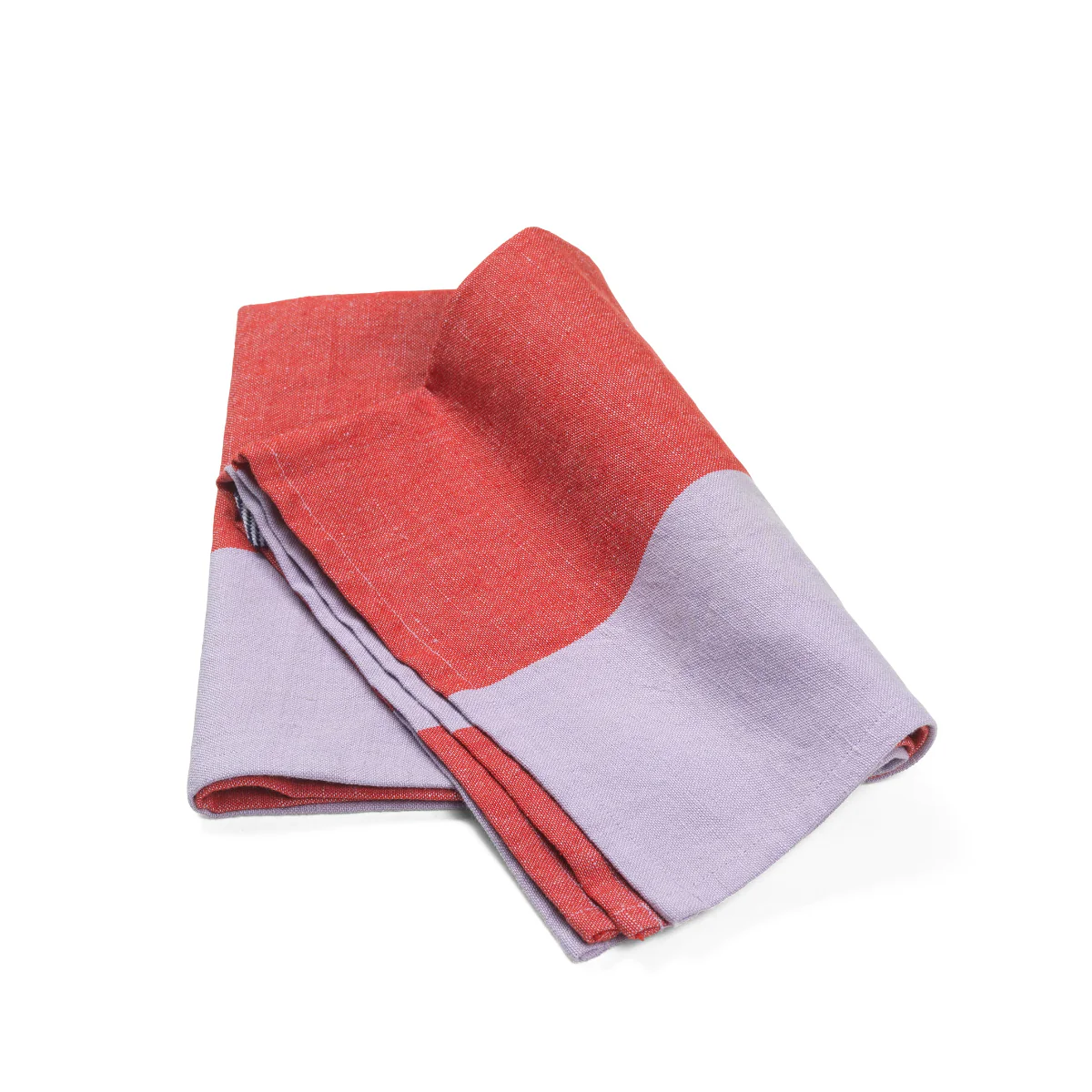 Hale Tea Towel - Red/Lilac - Image 5