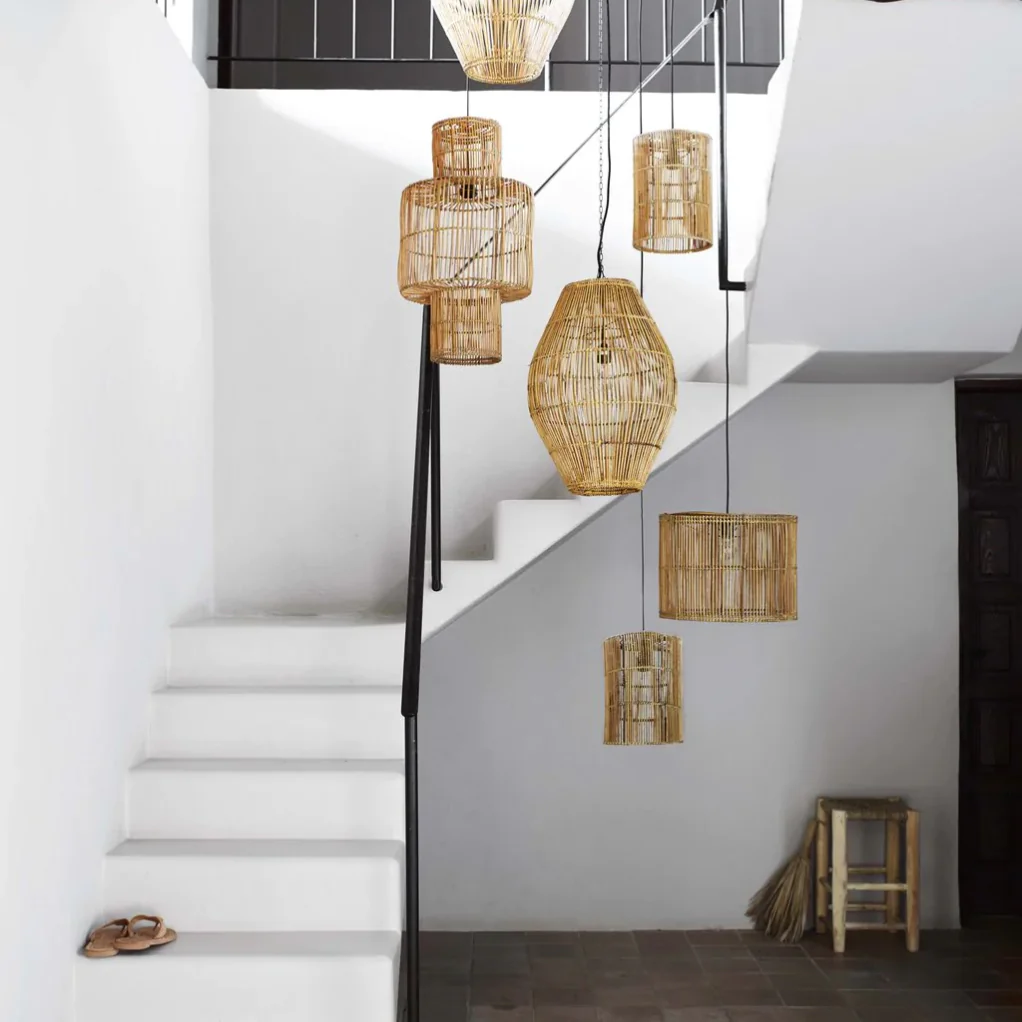 Rattan Hanging Lamp Shade 120cm - Image 2