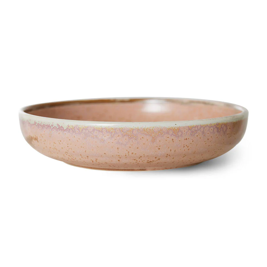 PRE ORDER Home Chef Ceramics: Deep Plate Large Rustic Pink - Image 3