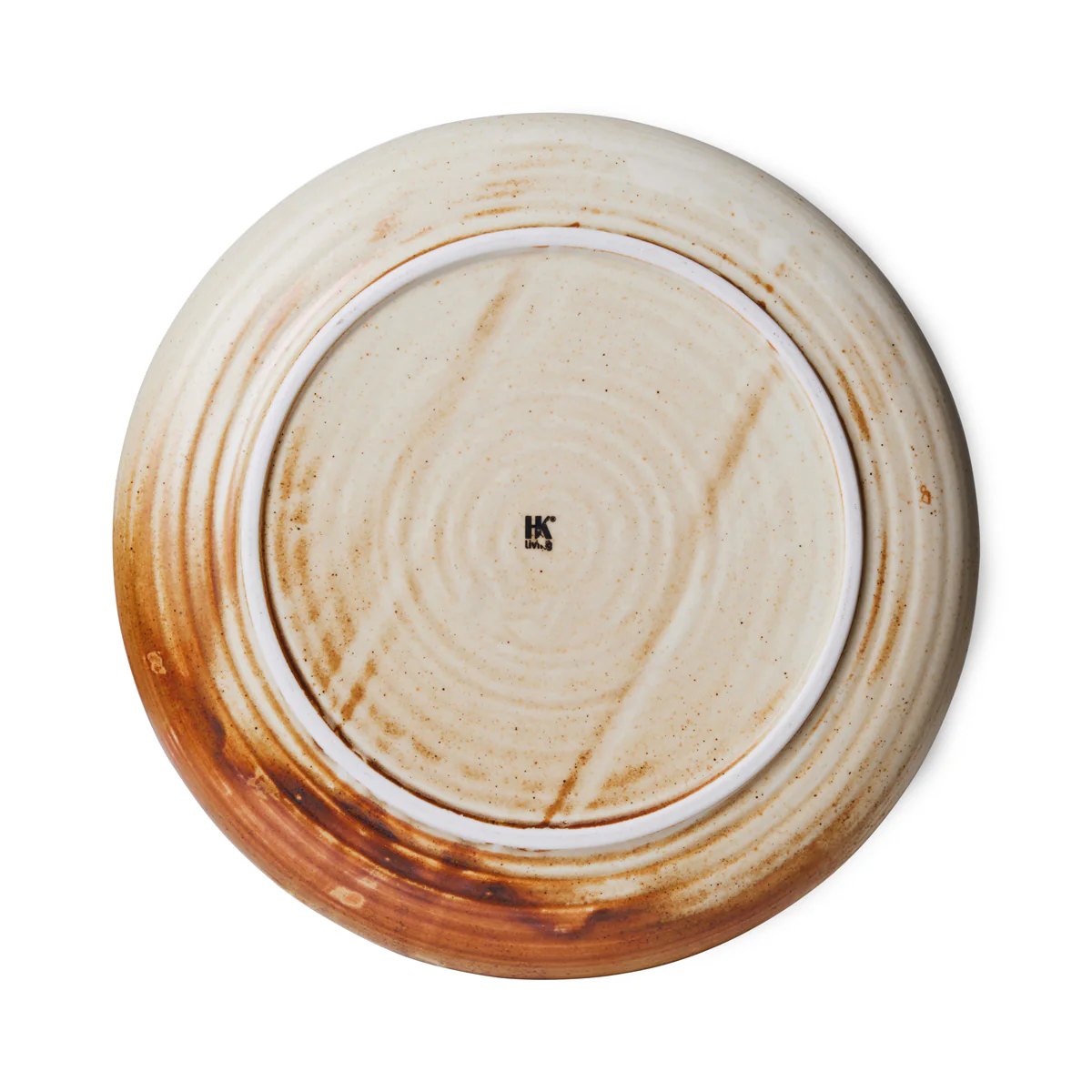 Home Chef Ceramics: Deep Plate Medium Rustic Cream Brown - Image 5