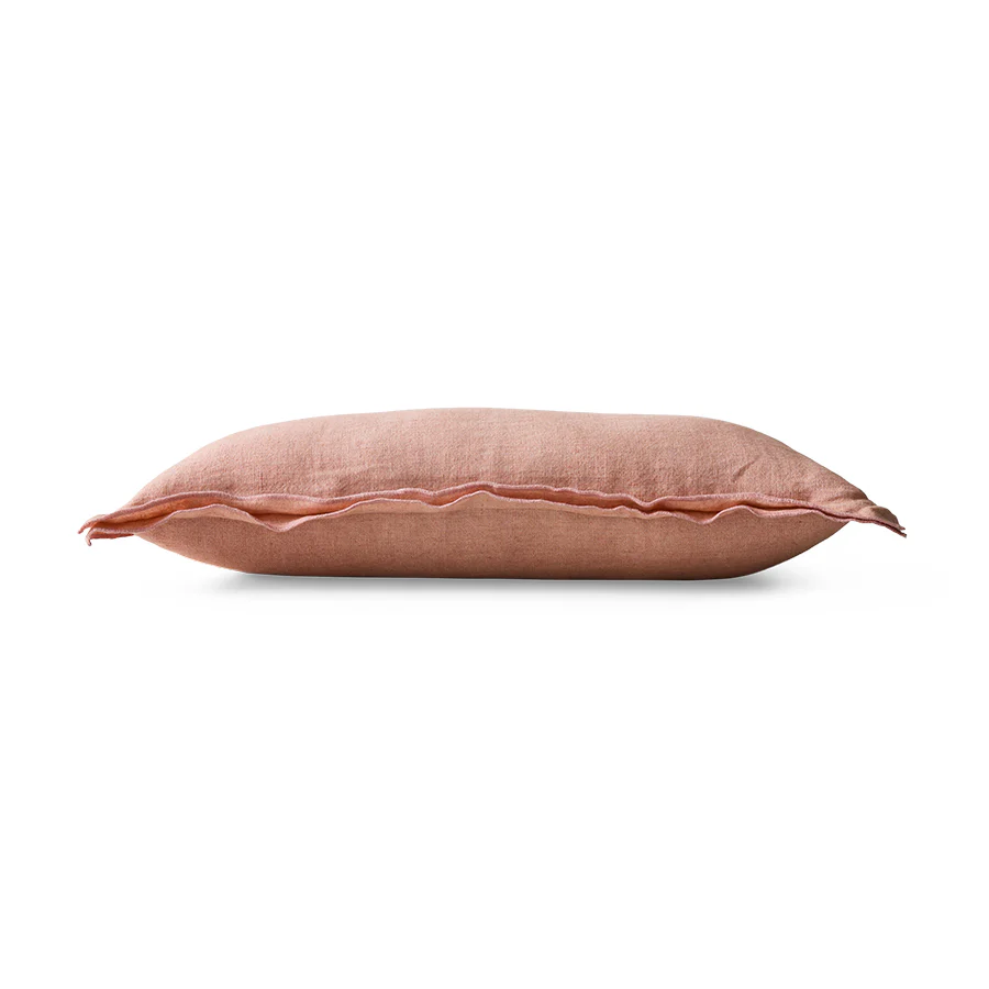 Linen Cushion, Magnolia 70 x 30cm - Image 5