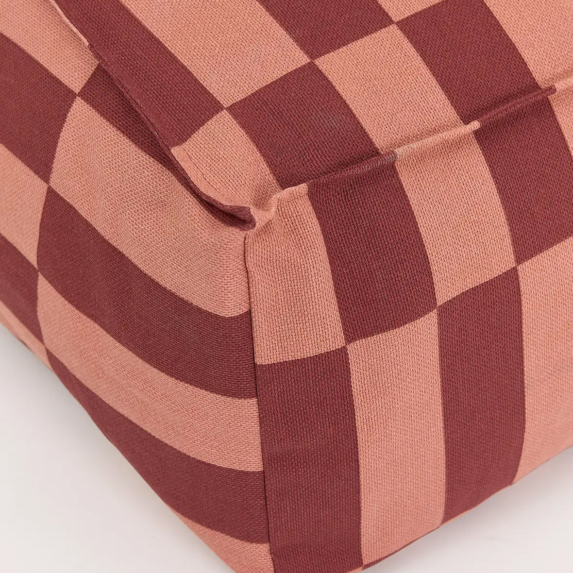 Long Beanbag - Adult Size - Vibes Maroon Tiles - Image 3