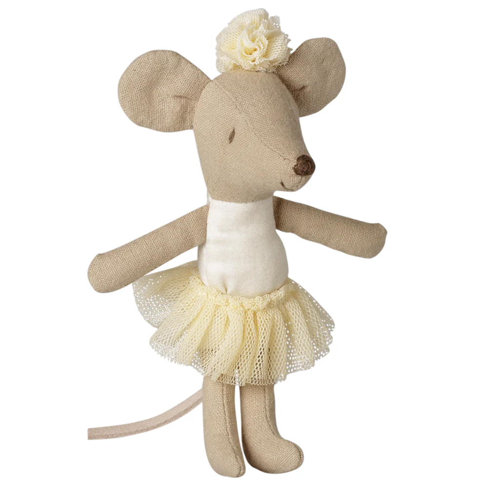 PRE_ORDER Ballerina mouse, Little Sister - Off White *October*