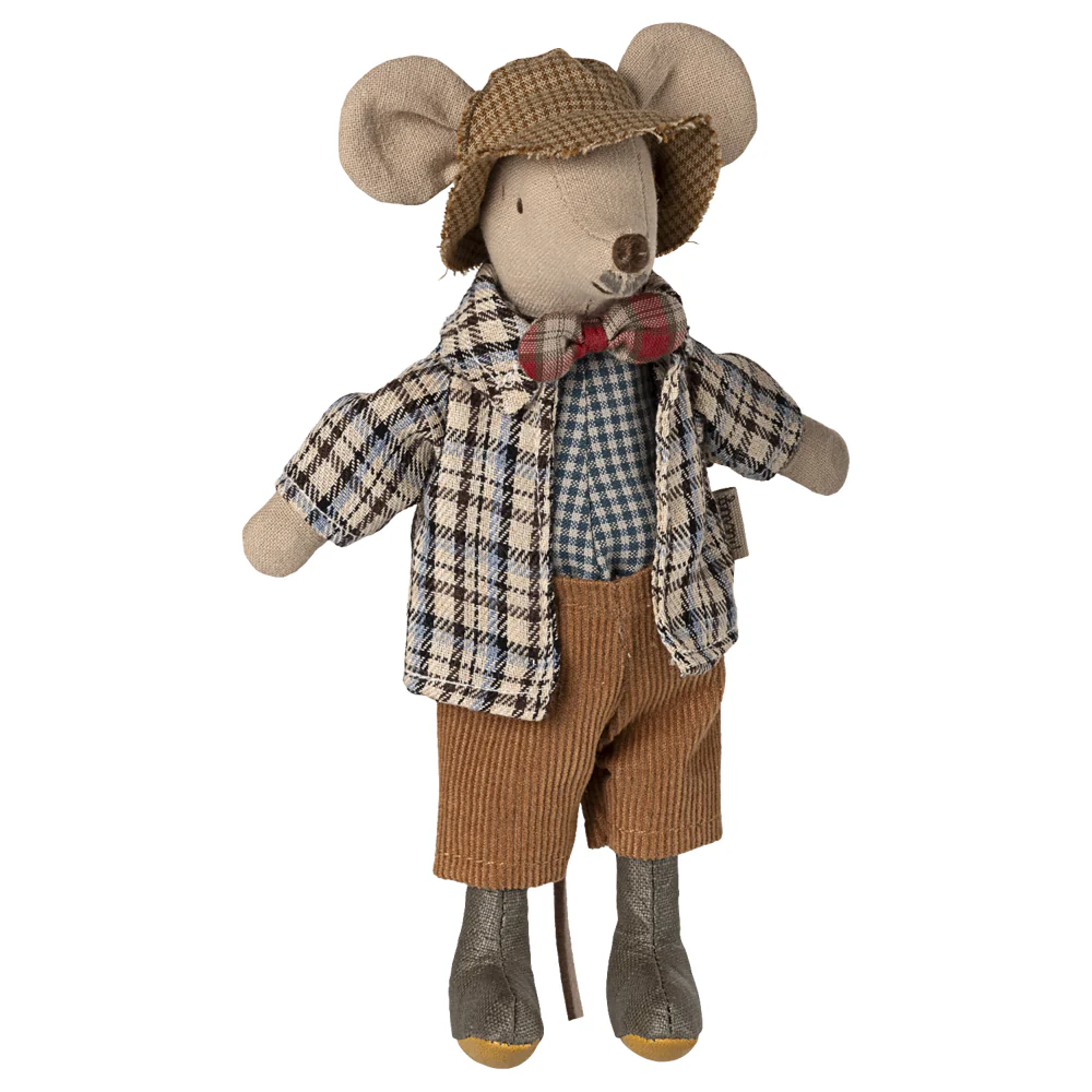 Maileg Grandad Mouse Magnetic