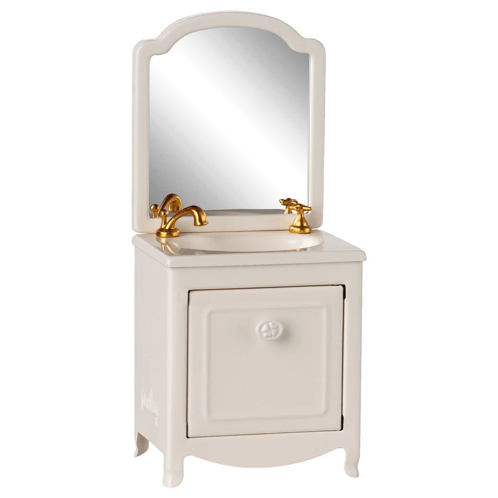 Maileg, Sink Dresser, Mouse - Off White - Image 3