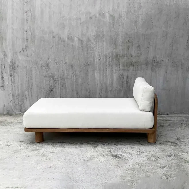 Recycled Teak Outdoor Module Sofa PRE ORDER - Image 2