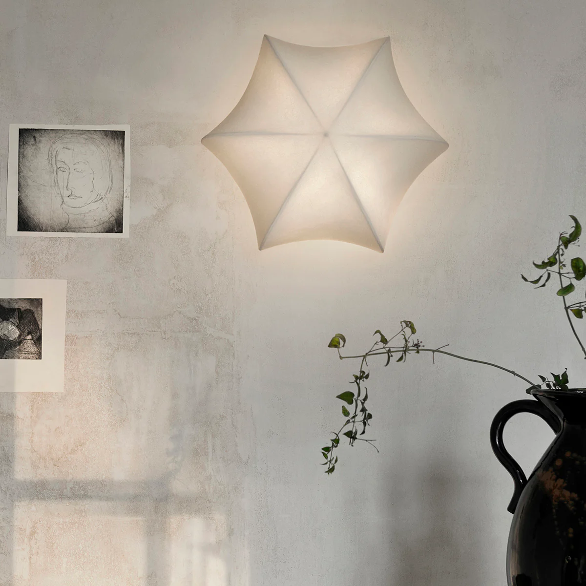 Poem Ceiling/Wall Lamp Ø60 - White/Cashmere - Image 2