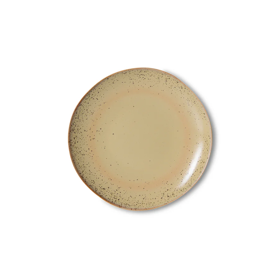 70's Ceramics Dessert Plate Grit, Set of 2 - Image 3