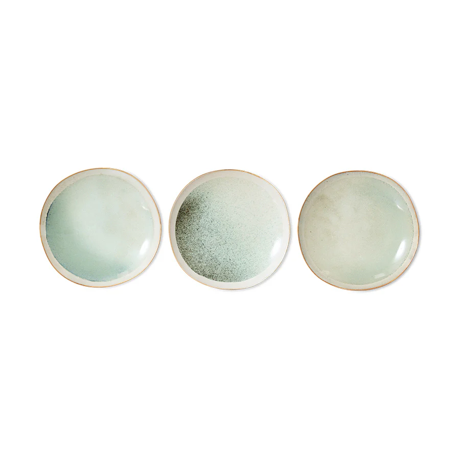 Pre-order 70s Ceramics: Side Plates Mist, Set of 2 - Image 3