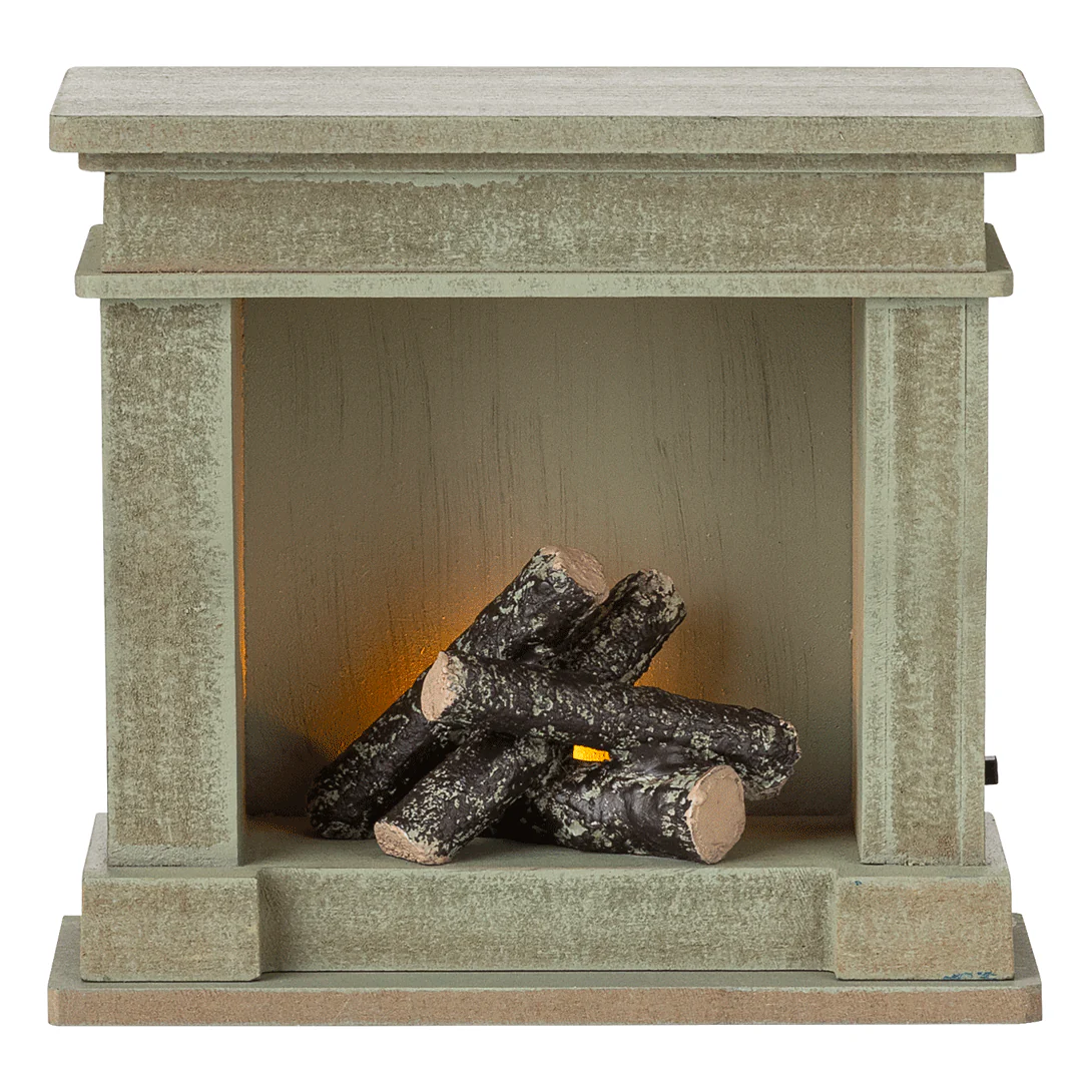 Pre-order Fireplace, Miniature - Dusty Green - Image 3