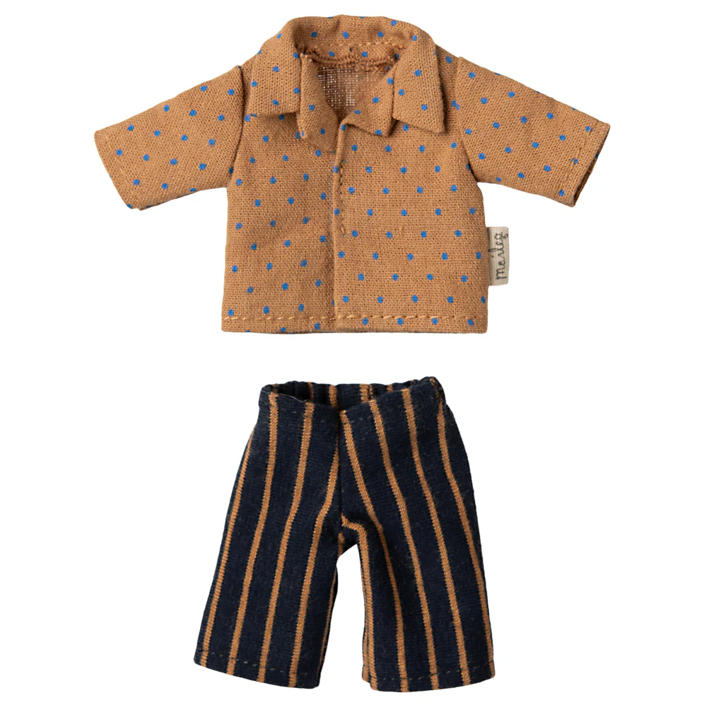 Maileg Shirt And Striped Pants for Dad Mouse 2025