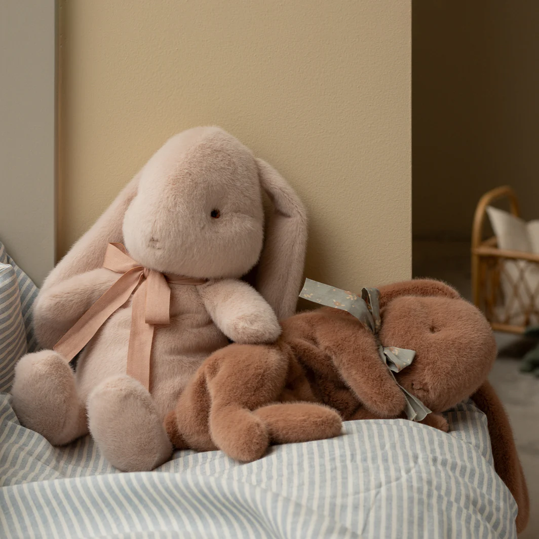 Pre-order Sleeping Bunny Plush Soft Brown - Image 2