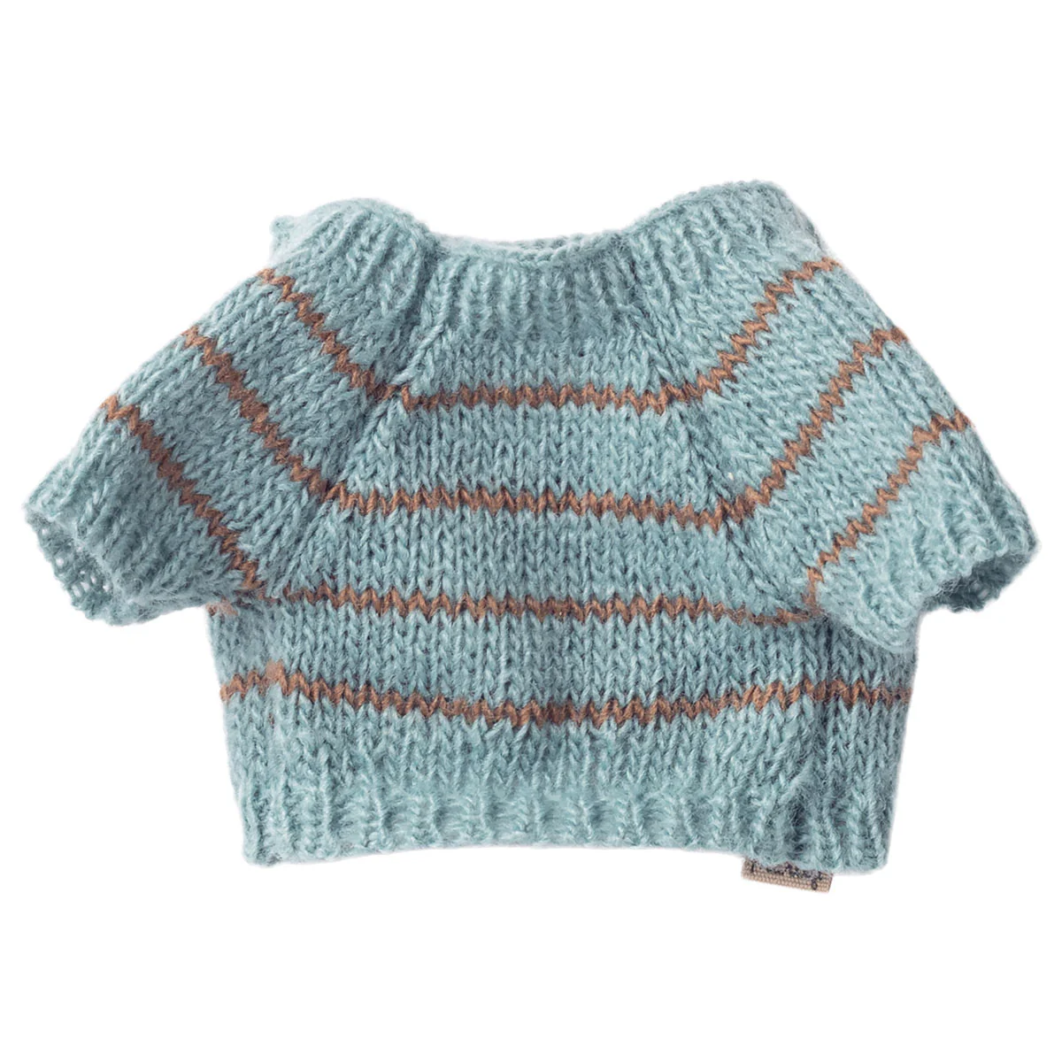 Puppy Supply, Small, Knitted Sweater - Dusty Blue