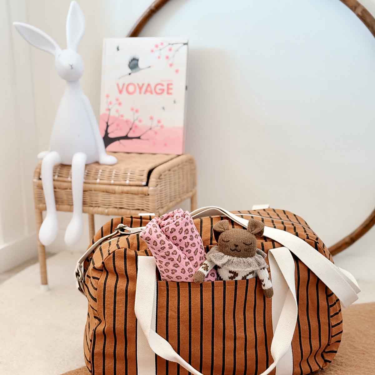 RAPHAEL DIAPER BAG - WEEKEND BAG TENNIS GINGER - Image 2