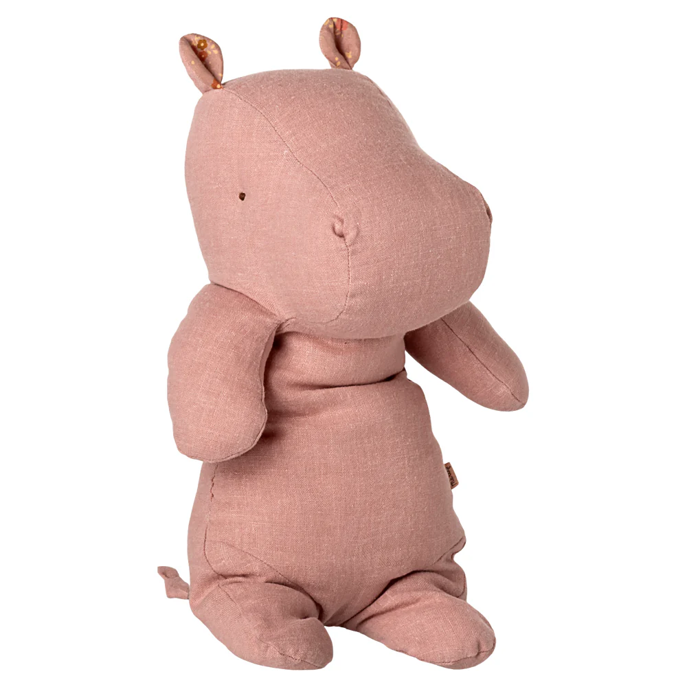 Safari Friends, Hippo, Medium - Rose