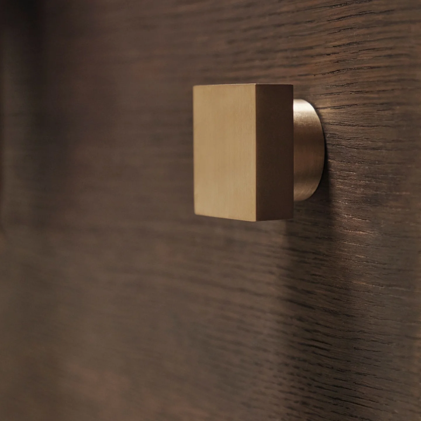 Square Hook - Large - Brass