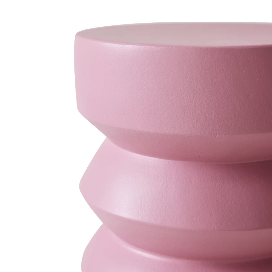 Stoneware Side Table Rouge - Image 3