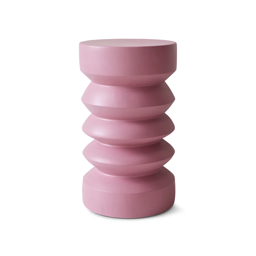 Stoneware Side Table Rouge - Image 4